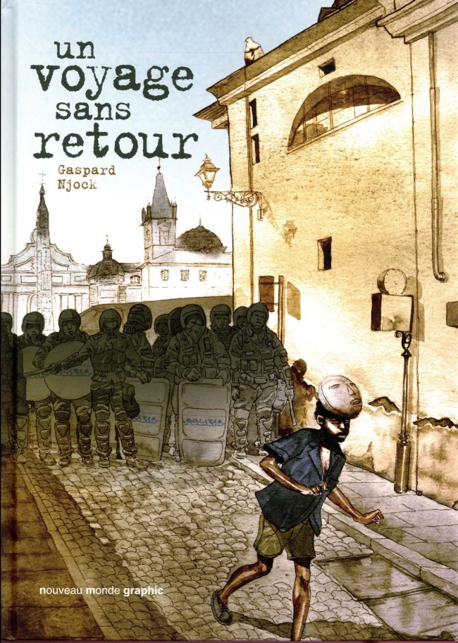 Un voyage sans retour, bande dessinée présentée lors de l'exposition Kubuni à l'Alliance Française de Bruxelles-Europe.